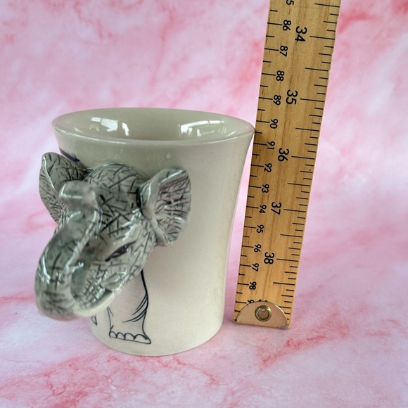Elephant Coffee Mug by HRS Enterprises 3D Handle Vintage - Picture 8 of 8